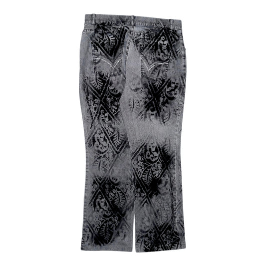 ABSTRAKT KORONKA JEANS