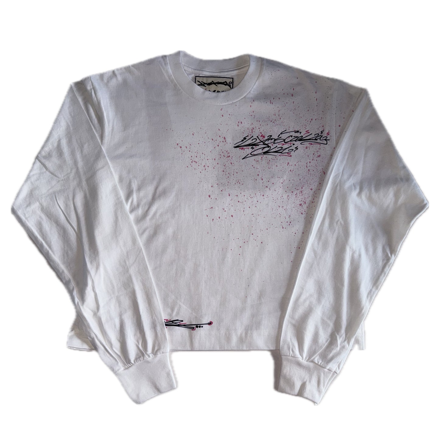 THRIFTED OKI "KTOŚ CZEKA" CUSTOM LONGSLEEVE