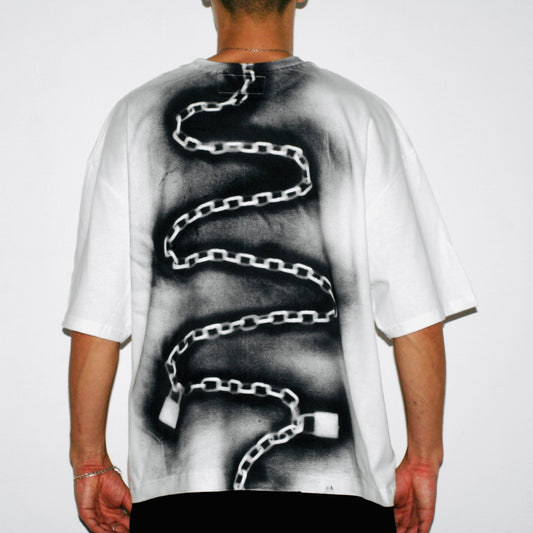 ABSTRAKT CHAINS WAVE TEE