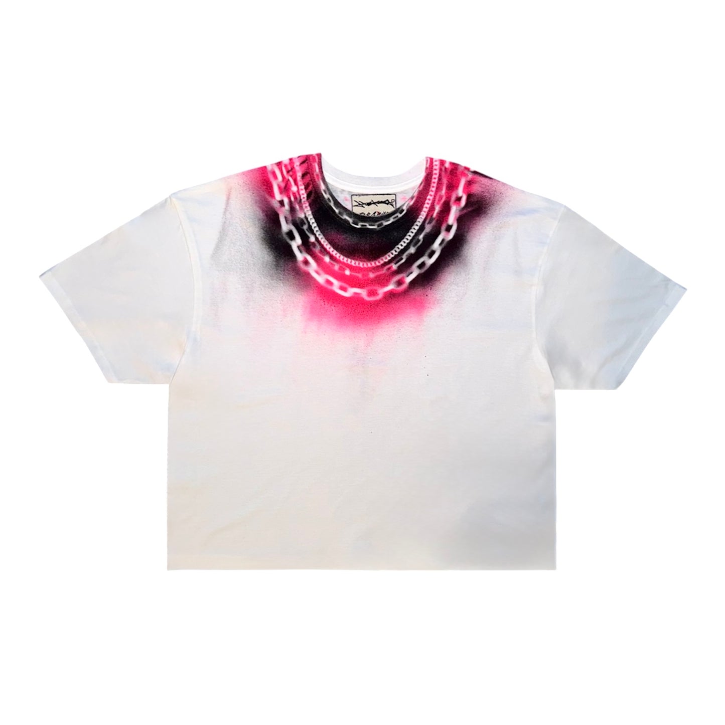 ABSTRAKT CHAINS NECKLACE TEE