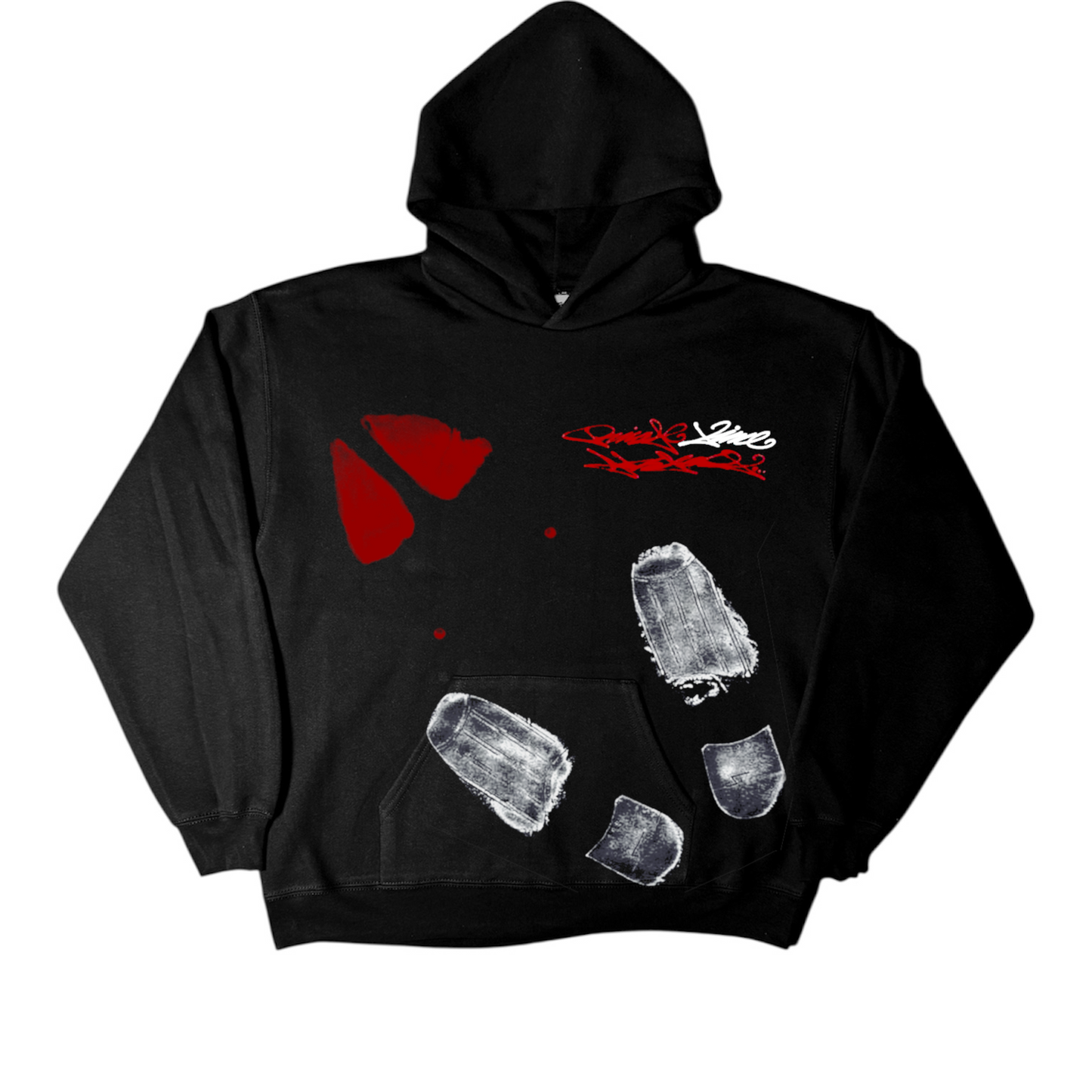ABSTRAKT BLACK PRIVATE TIME HOODIE