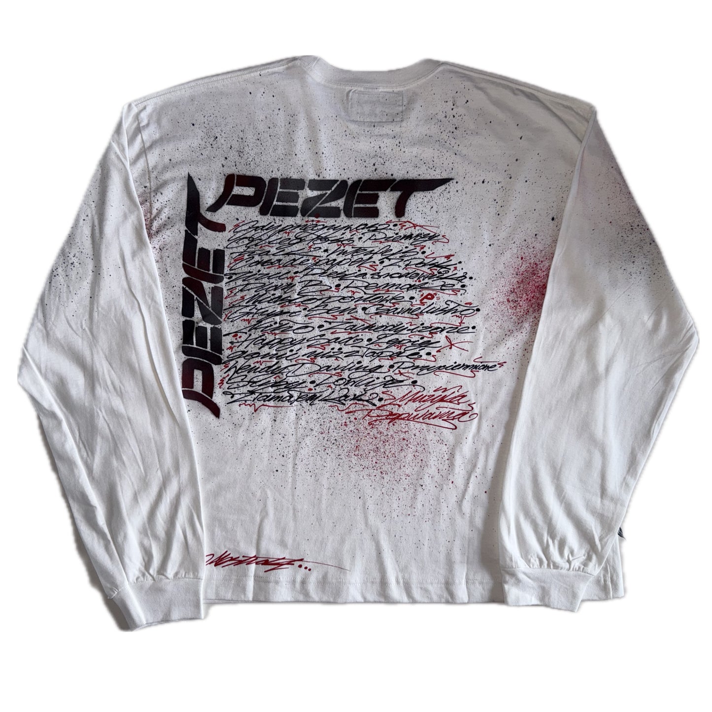 THRIFTED PEZET MUZYKA POPULARNA CUSTOM LONGSLEEVE