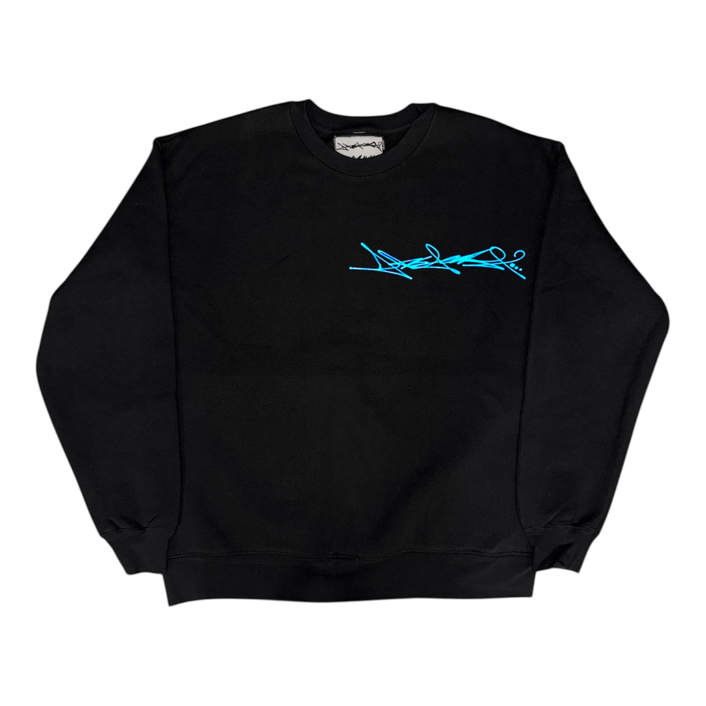 ABSTRAKT 03 BLACK CREWNECK