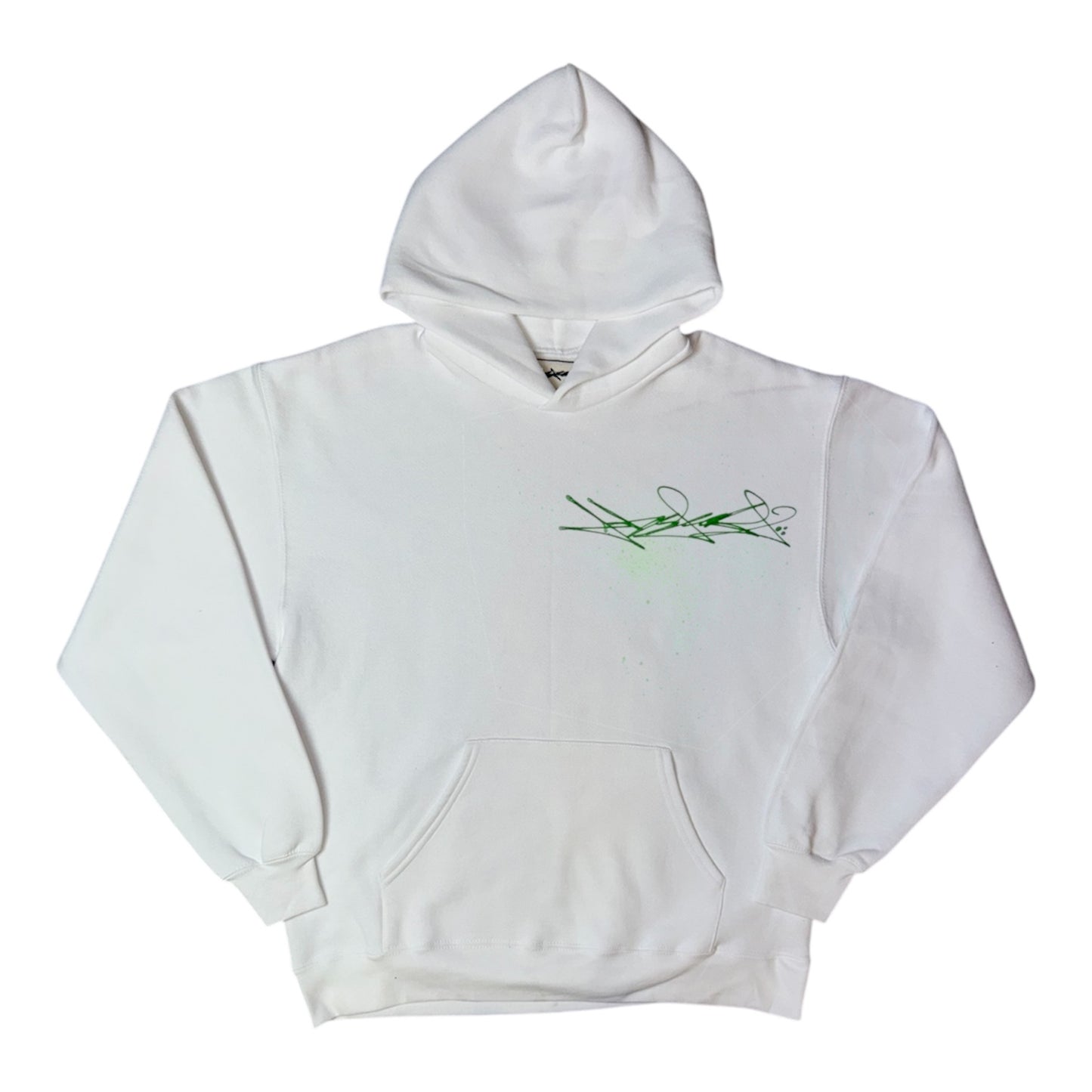ABSTRAKT 03 WHITE HOODIE