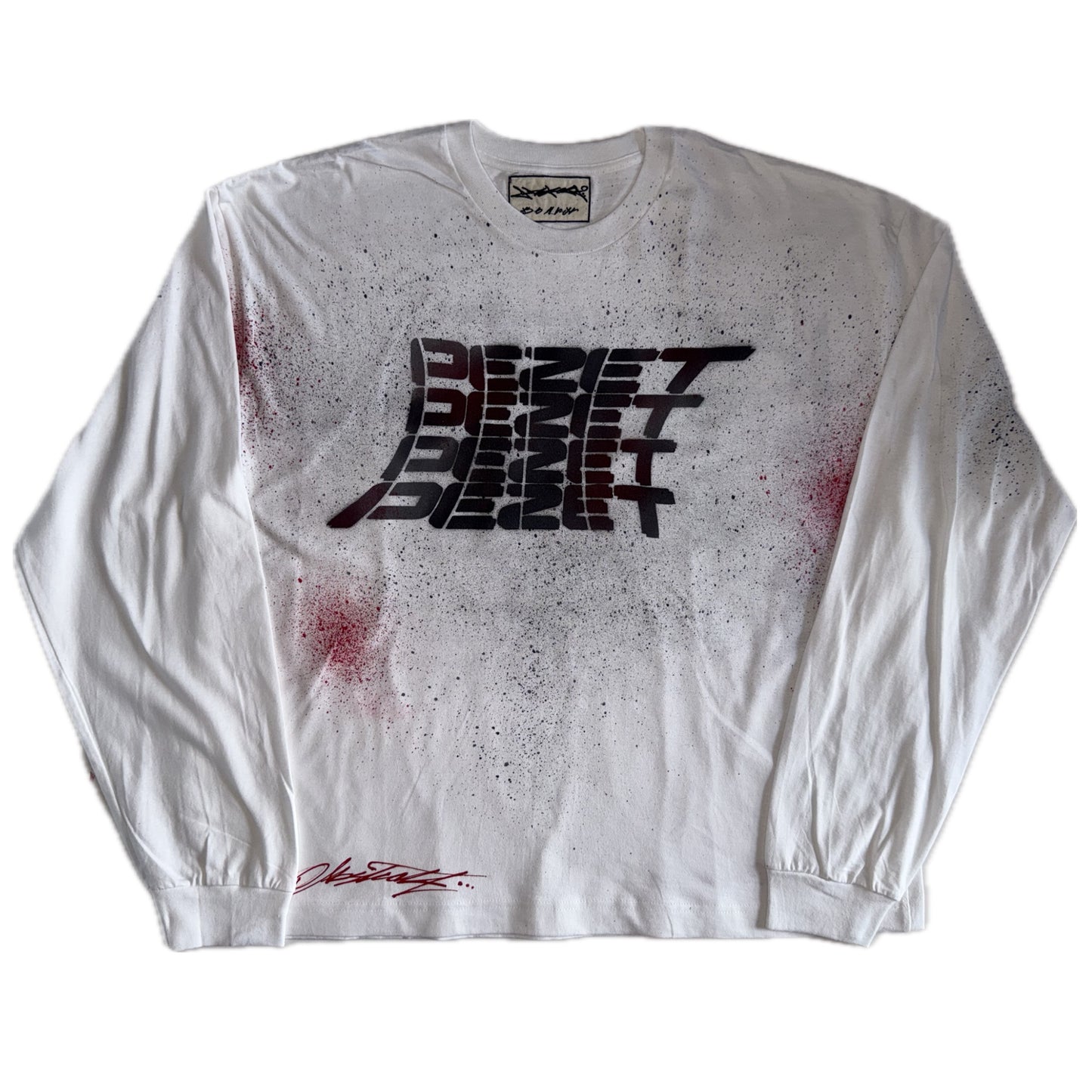 THRIFTED PEZET MUZYKA POPULARNA CUSTOM LONGSLEEVE