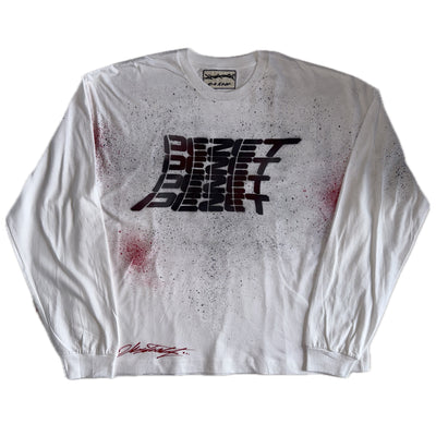 THRIFTED PEZET MUZYKA POPULARNA CUSTOM LONGSLEEVE