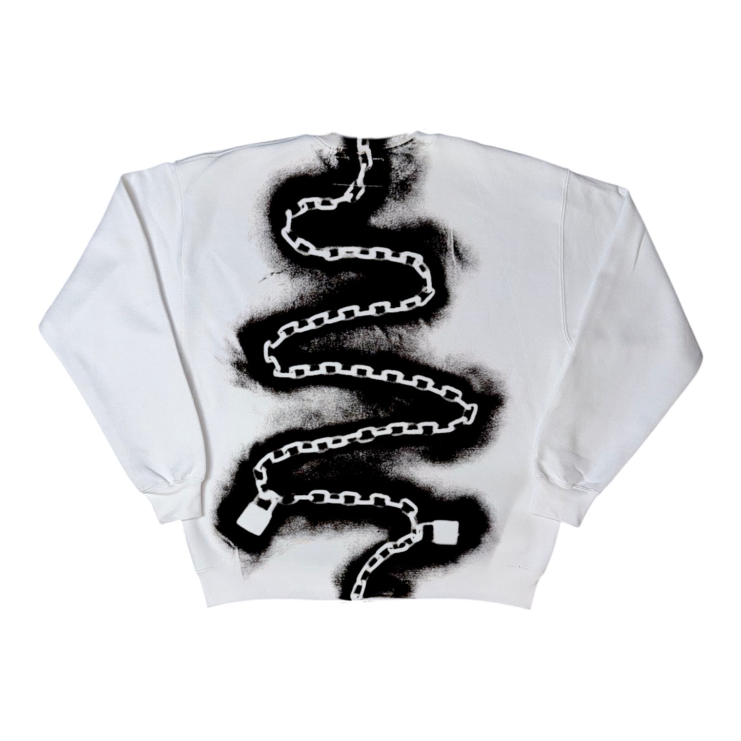 ABSTRAKT CHAINS WAVE CREWNECK
