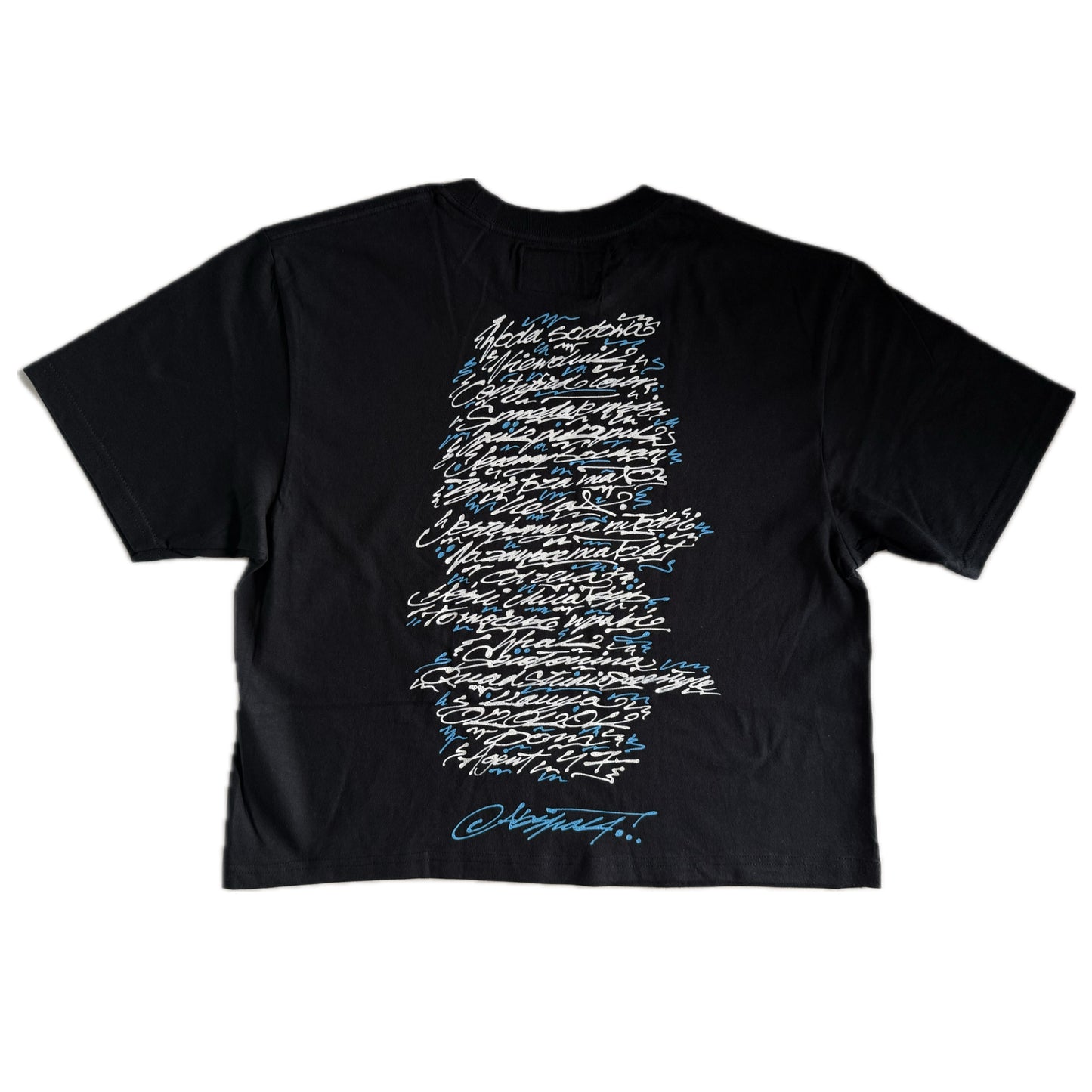 THRIFTED OKI BLACK CUSTOM TEE