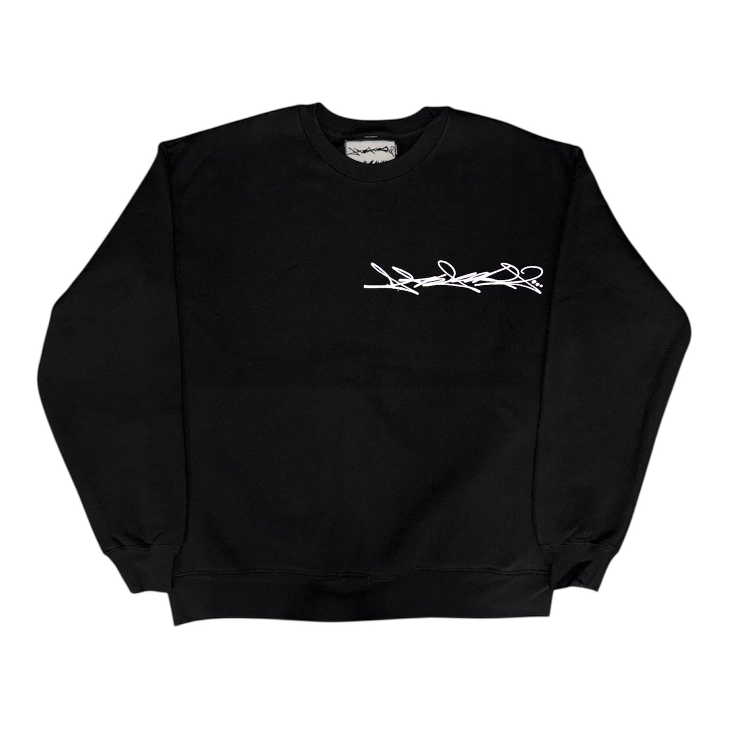 ABSTRAKT 03 BLACK CREWNECK