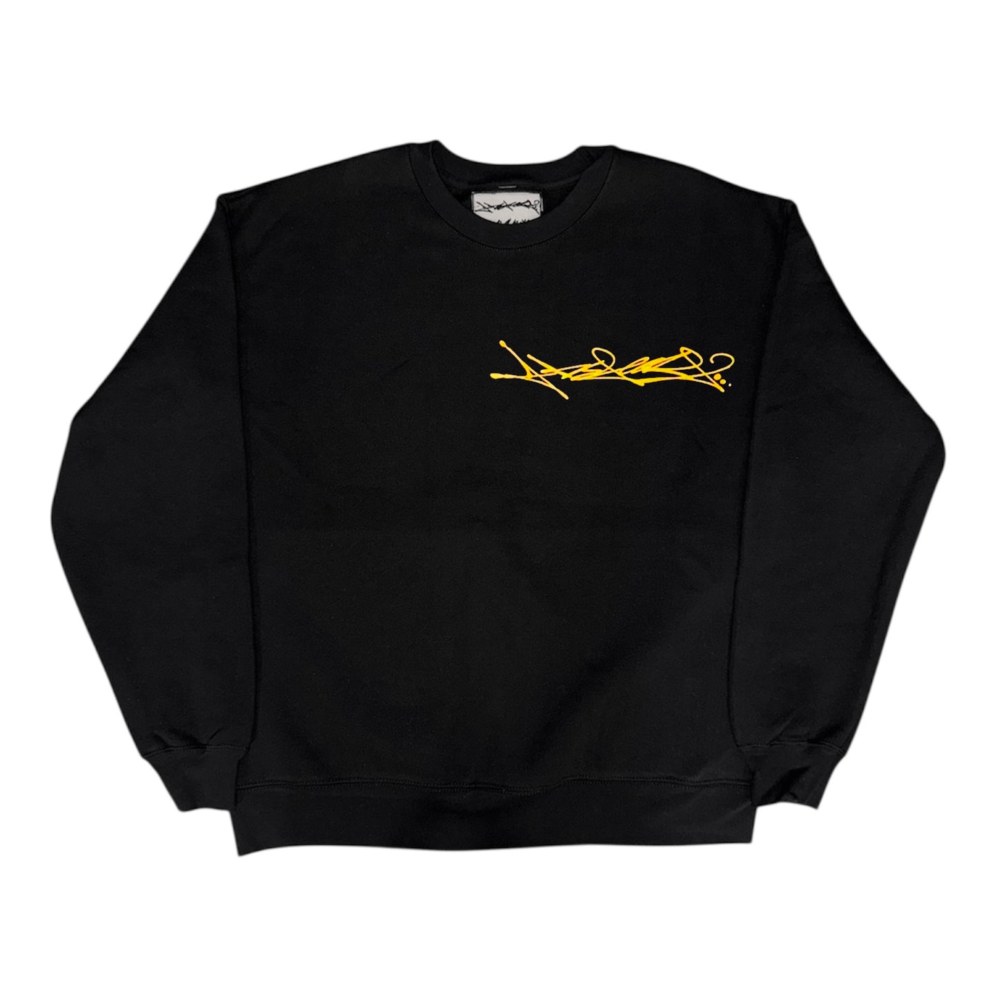 ABSTRAKT 03 BLACK CREWNECK