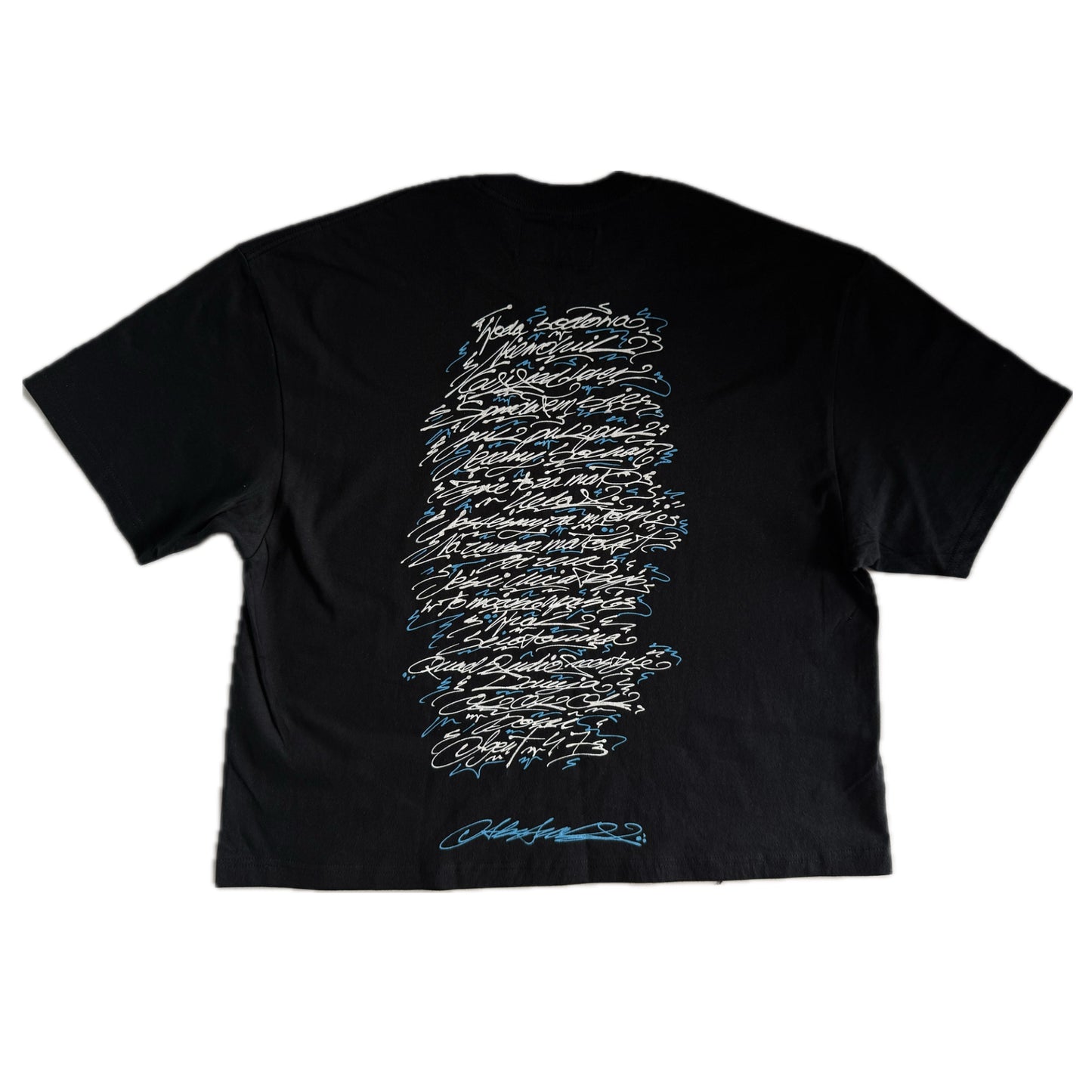THRIFTED OKI BLACK CUSTOM TEE