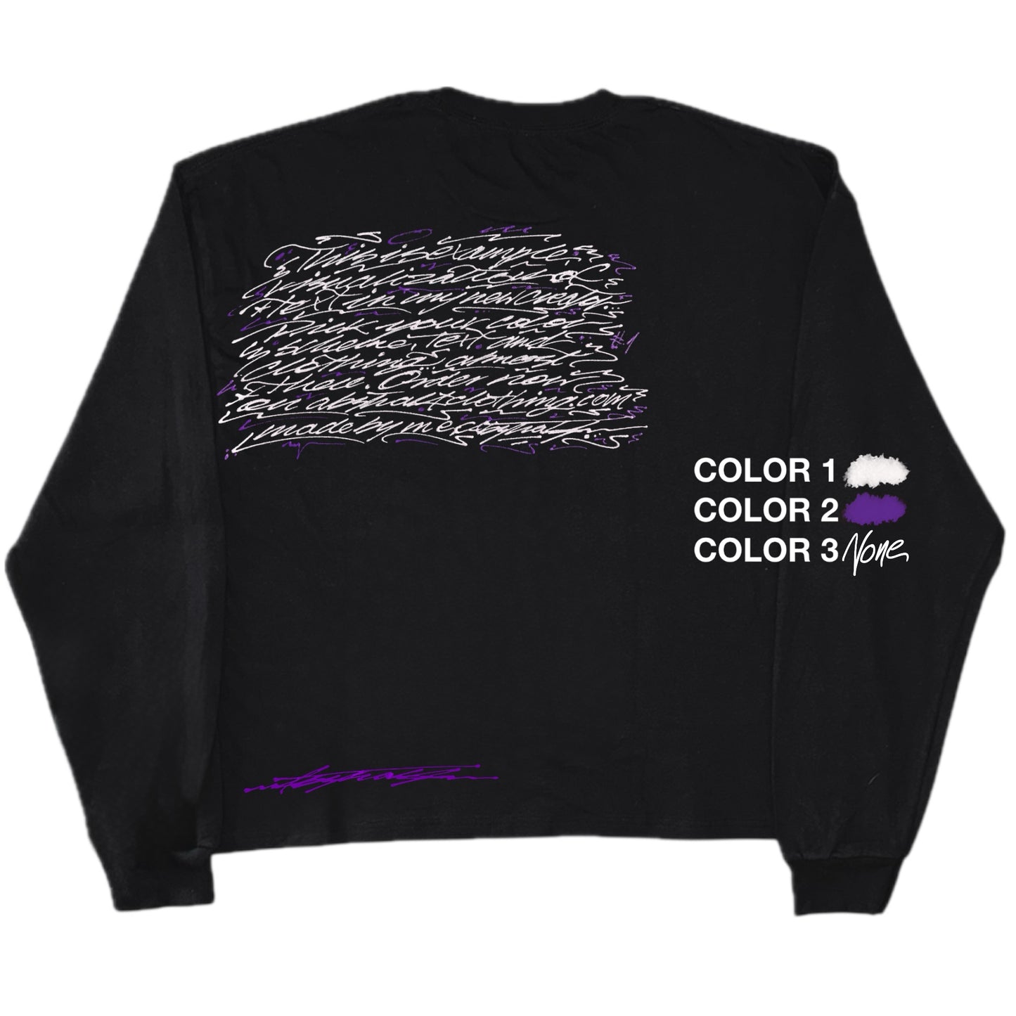 CUSTOM BLACK LONGSLEEVE CREATOR