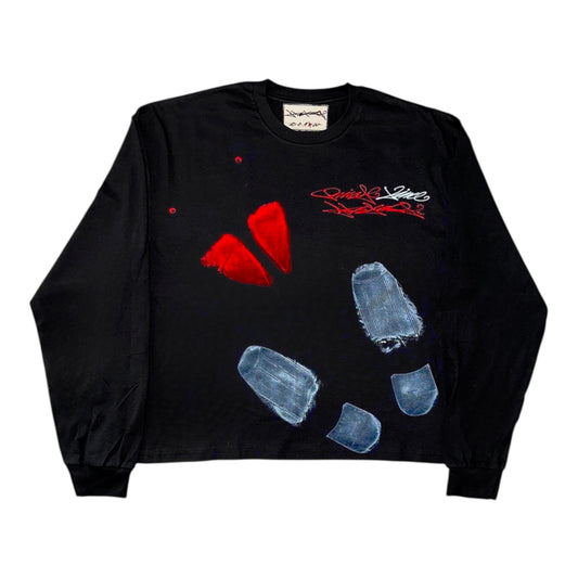 ABSTRAKT BLACK PRIVATE TIME LONGSLEEVE