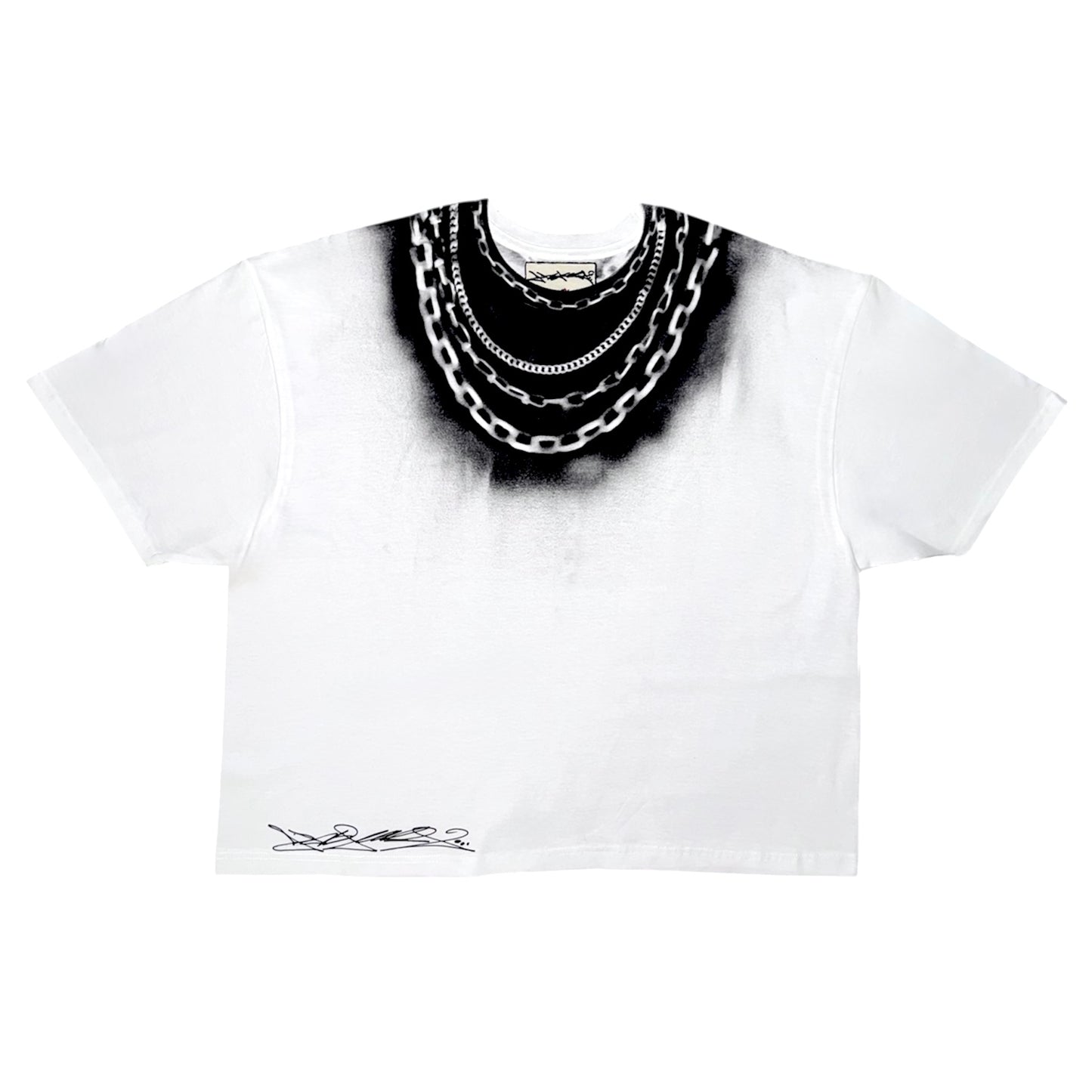 ABSTRAKT CHAINS NECKLACE TEE