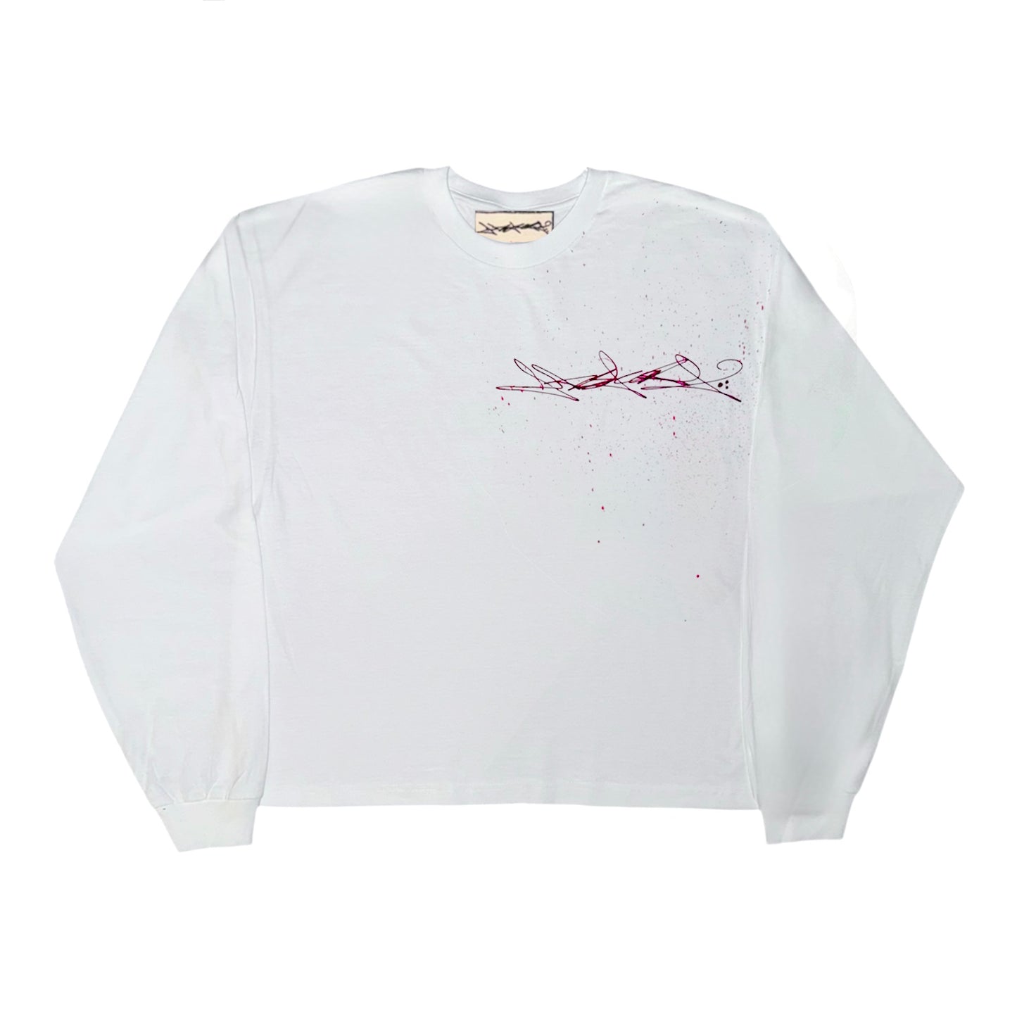 ABSTRAKT 03 WHITE LONGSLEEVE