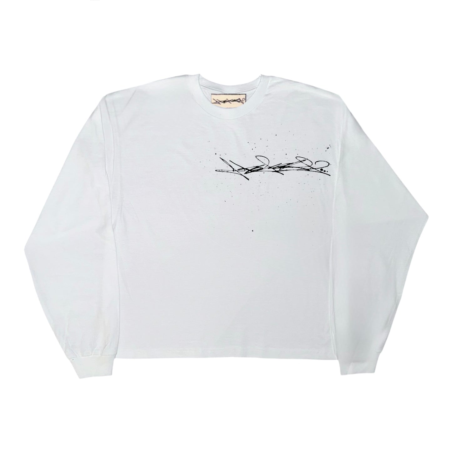 ABSTRAKT 03 WHITE LONGSLEEVE